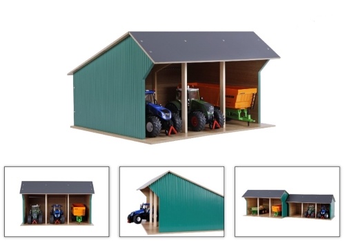 Kids Globe Agricultural Shed Tractors 1:32